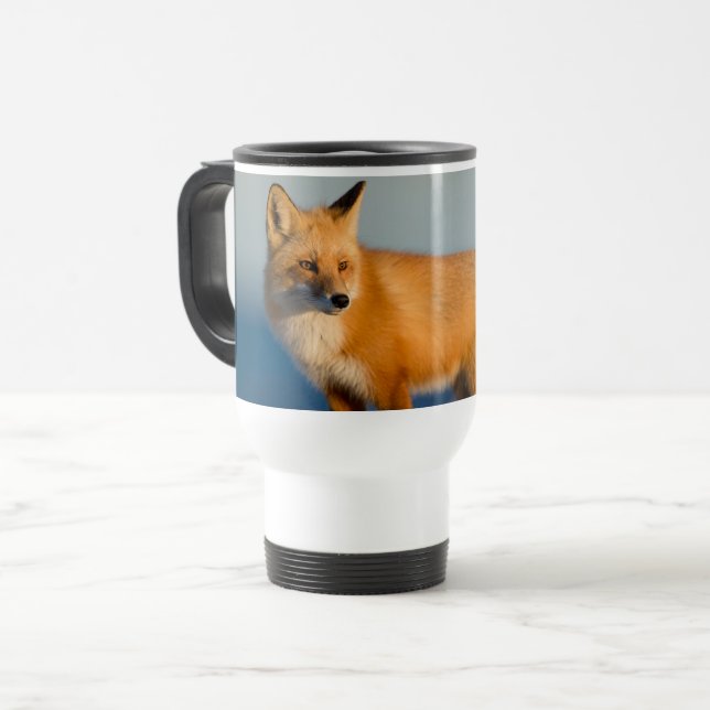 Brown Fox Travel Mug (Front Left)