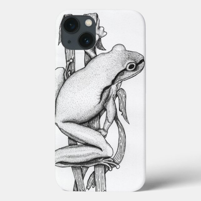 Brown Frog on Grass - Art by Skye Ryan-Evans © Case-Mate iPhone Case (Back)