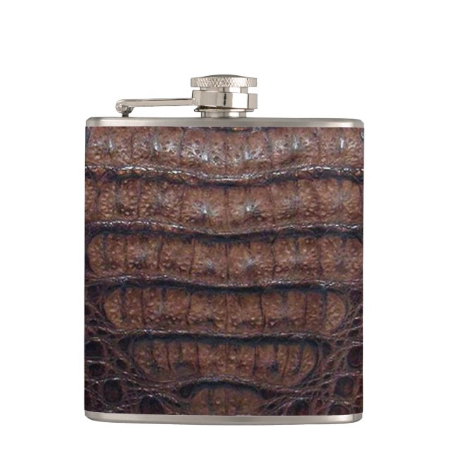 Brown Gator Flask #1 (Front)
