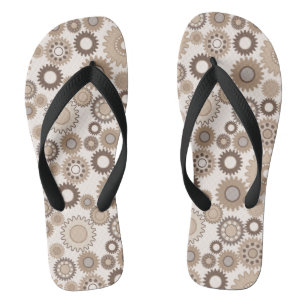 Brown Gears Jandals