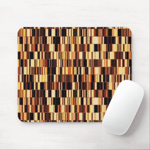 Brown glass pattern mouse pad