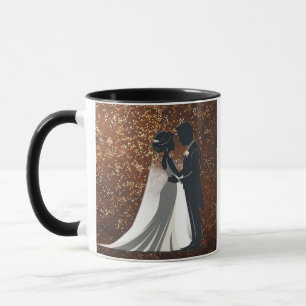 Brown Glittery Mug