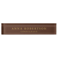 Brown Gold Colours Professional Trendy Minimalist