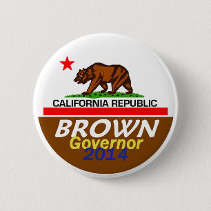 BROWN Governor 2014 Button