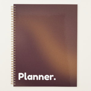 Brown Gradient Undated  Planner