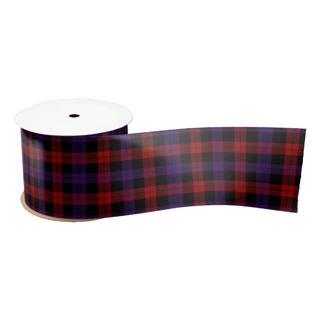 Brown Grady Tartan Satin Ribbon (Spool)
