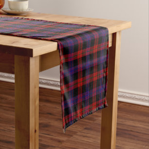 Brown Grady Tartan Short Table Runner