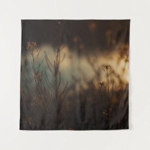 BROWN GRASS IN CLOSE UP PHOTOGRAPHY TAPESTRY