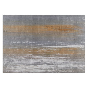 Brown-gray art cutting board
