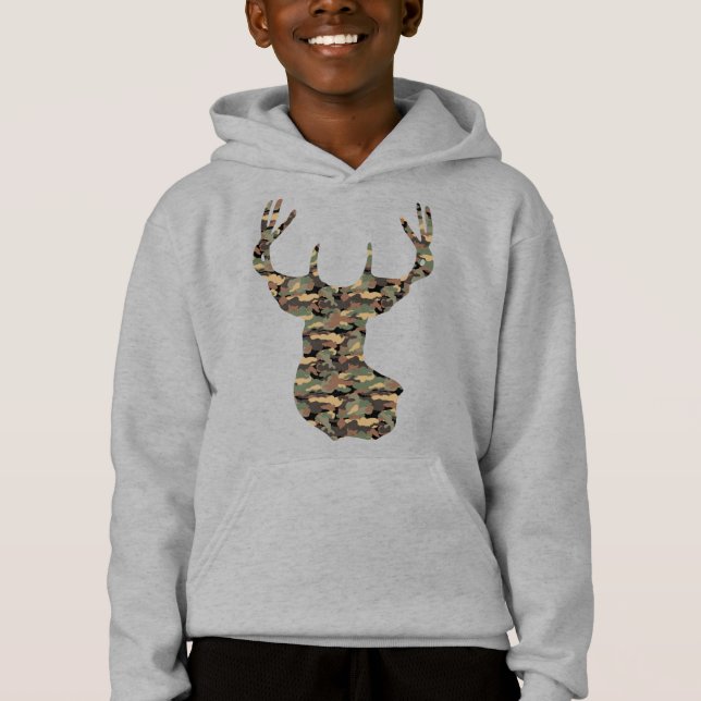 Brown Green Tree Bark Pattern Buck (Front)