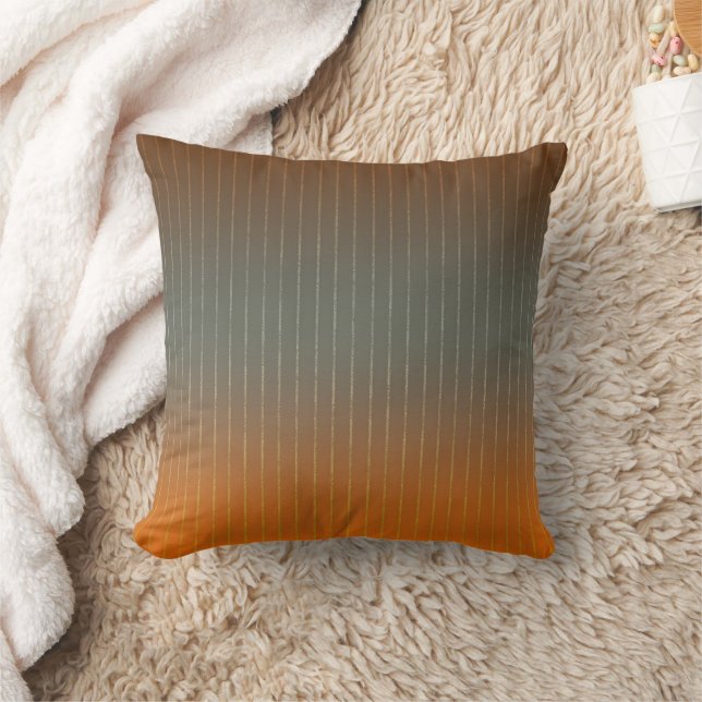 Brown, grey and rusty orange gradient. cushion (Blanket)