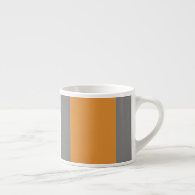 Brown, grey and white stripes espresso cup (Right)