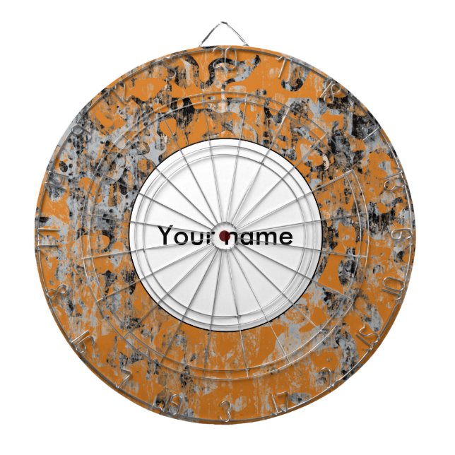 Brown grey texture dartboard (Front)