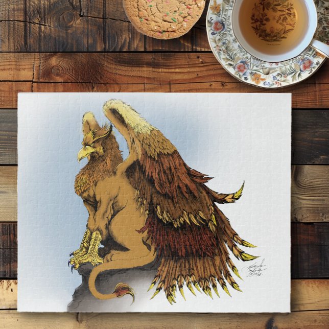 Brown Griffin Fantasy Jigsaw Puzzle (Creator Uploaded)
