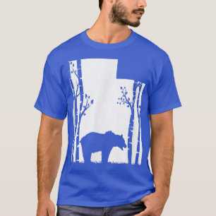 Brown Grizzly Bear Hunting - Utah map Hunter T-Shirt