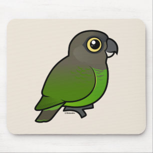 Brown-headed Parrot Mouse Pad
