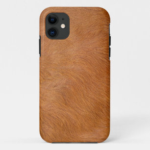Brown Highland Cow Fur Texture Case-Mate iPhone Case