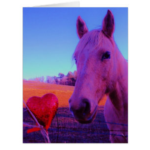 Brown Horse and Red Heart