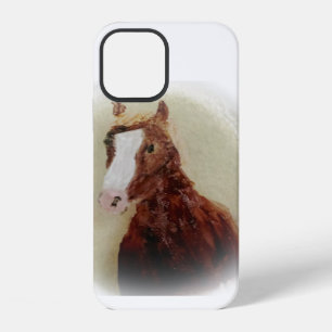 Brown Horse Art iPhone 12 Case