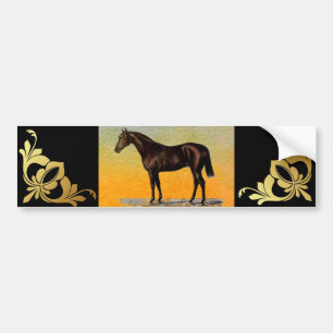 Brown Horse Bumper Sticker