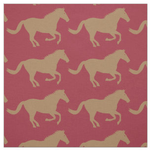 Brown Horse Fabric