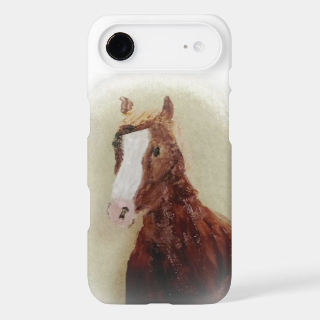 Brown Horse Painting Equine (Back)