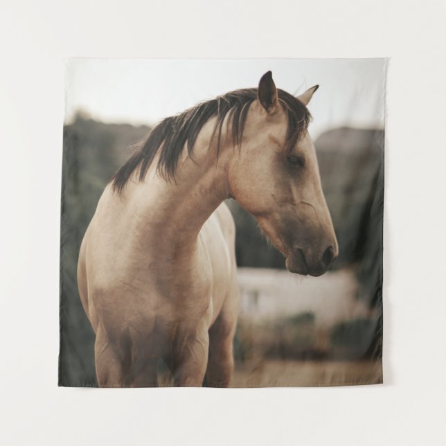 BROWN HORSE TAPESTRY (Front)