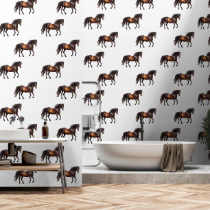 Brown Horses Wallpaper