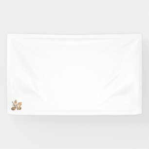brown illustration Design Vinyl Banner