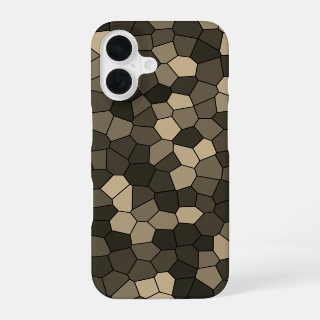 BROWN iPhone 16 CASE (Back)