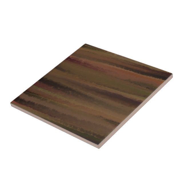 Brown Is My Favourite Colour Ceramic Tile (Side)