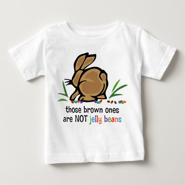 Brown Jelly Beans Baby T-Shirt (Front)