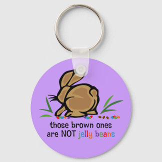 Brown Jelly Beans Key Ring