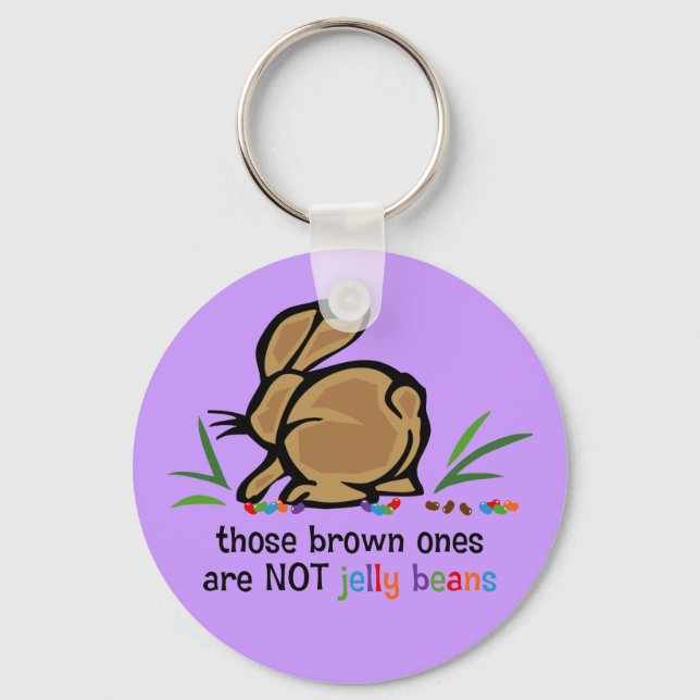 Brown Jelly Beans Key Ring (Front)