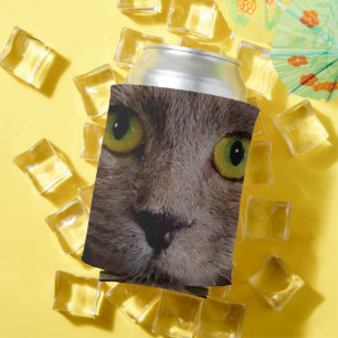 Brown Kitten Oil Paint, Can Cooler