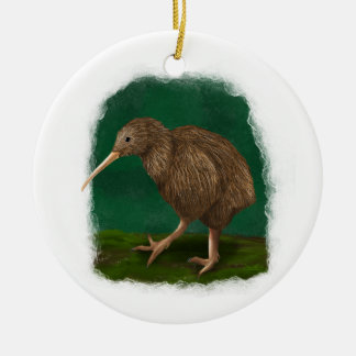 Brown Kiwi Ornament
