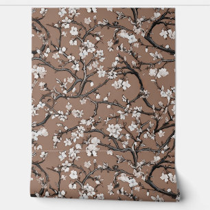 Brown,Klimt,Almond tree, Art,Painting,Gustav Klimt Wallpaper