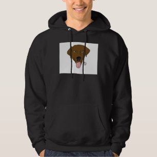 Brown Lab Scoop Hoodie
