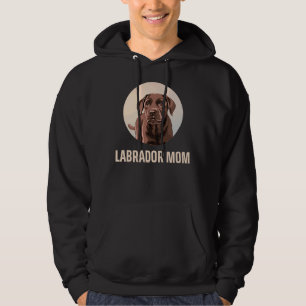 Brown Labrador Mum For Dog Hoodie