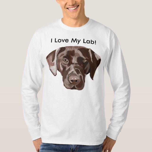 Brown Labrador T-Shirt (Front)