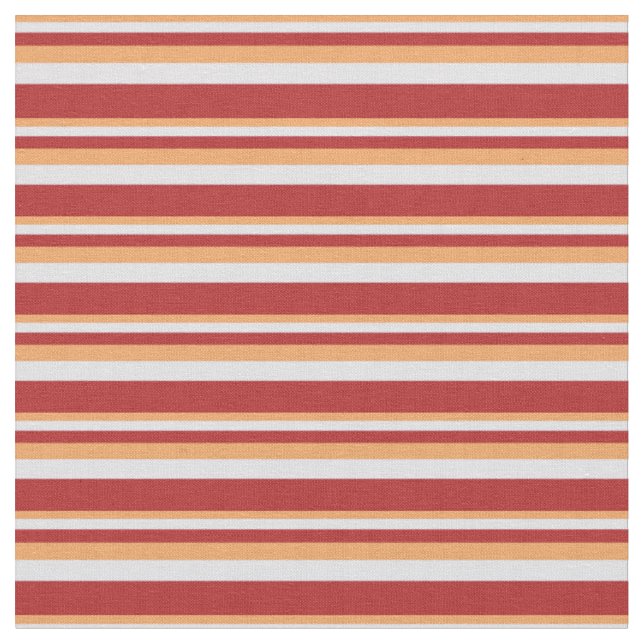 Brown, Lavender, and Red Coloured Lines Fabric (Close Up)