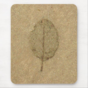 Brown Leaf fossil Mouse Pad