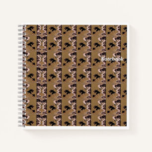 Brown Leafs Spiral Notebook
