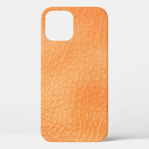 Brown leather background. abstract, accessories, iPhone 12 Case