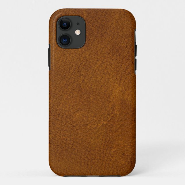 Brown leather Case-Mate iPhone case (Back)