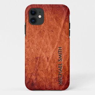Brown Leather Case-Mate iPhone Case