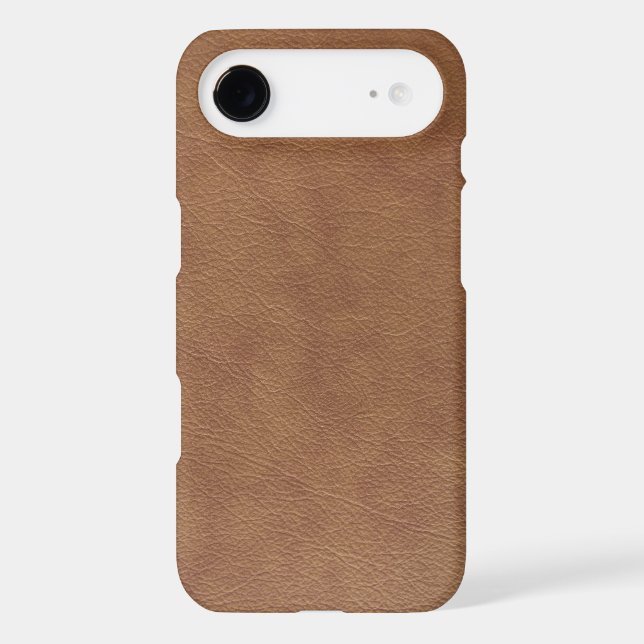 Brown Leather Case-Mate iPhone Case (Back)