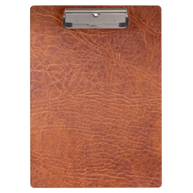 Brown leather clipboard (Front)