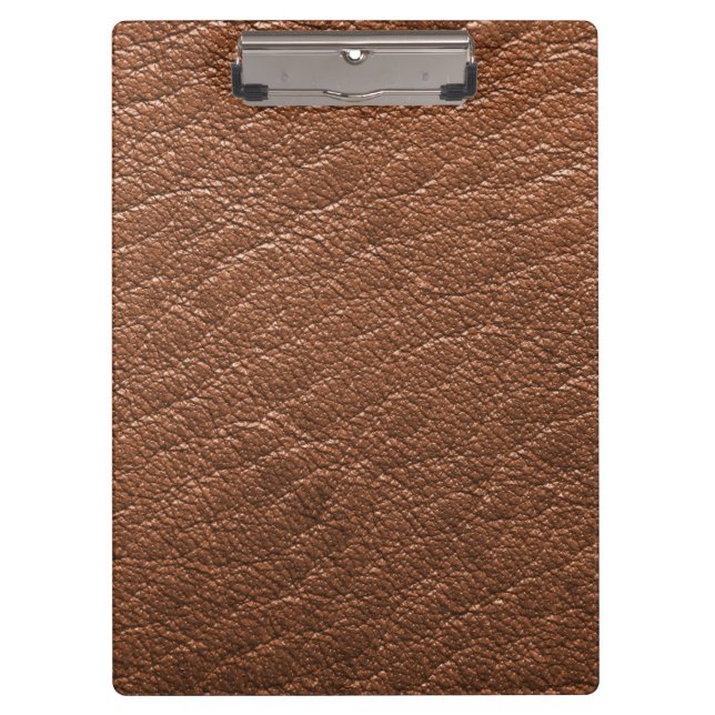 Brown leather  clipboard (Front)