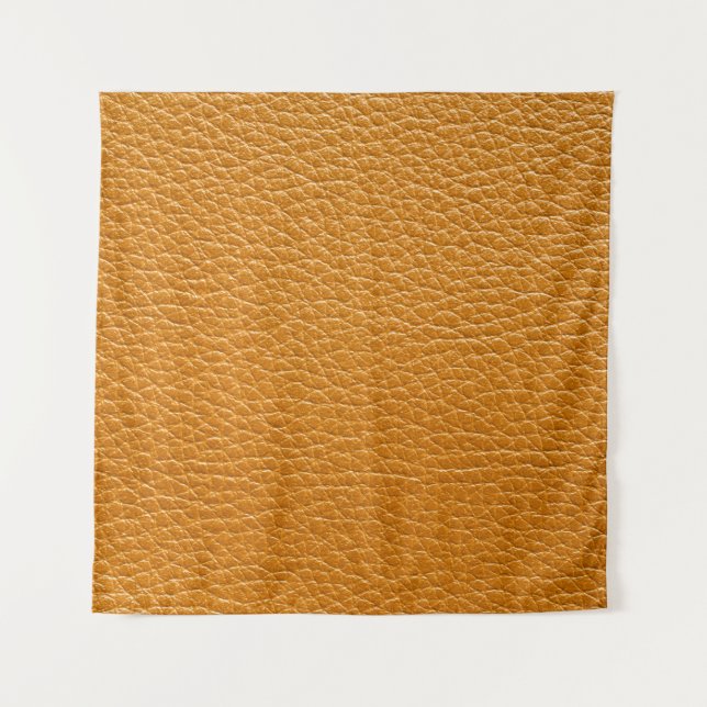 Brown Leather, Closeup Texture Background. Tapestry (Front)